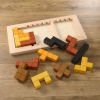天然木の温もりを感じ 立体的パズルを楽しむ ココロの積み木 パズルブロック