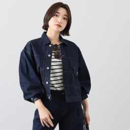亀　恭子セレクト！ ザ　ブルー バルーンスリーブ デニムジャケット