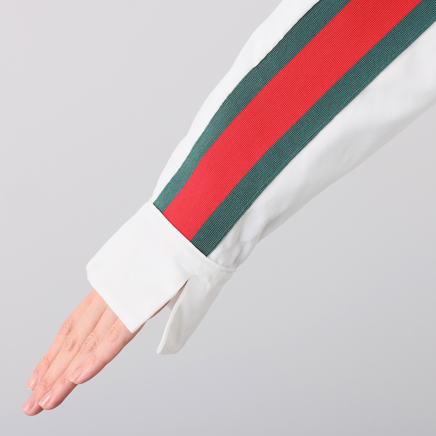 イクシーズ バックヨークライン リブアクセント シャツ