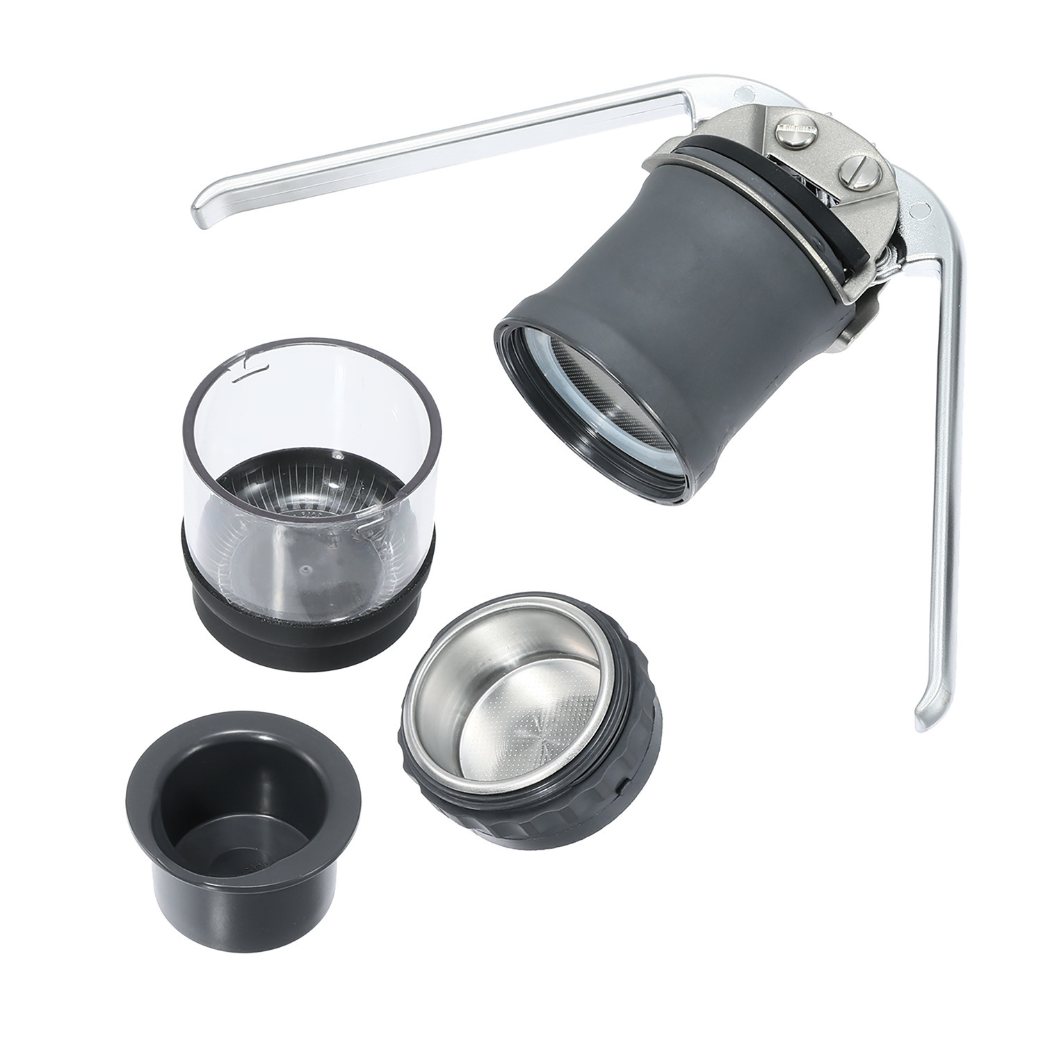 電源不要で 楽しくカフェ気分！ レバーを下げて エスプレッソを手軽に抽出 レバープレッソＶ４ 専用クレマフィルター セット