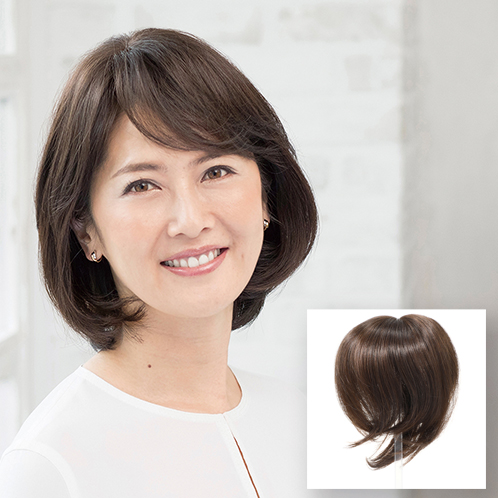 アートネイチャー　ＪＯ 分け目に沿って 装着するだけ！ 幅広いスタイルに対応する トップウィッグ “エア　リッチ”