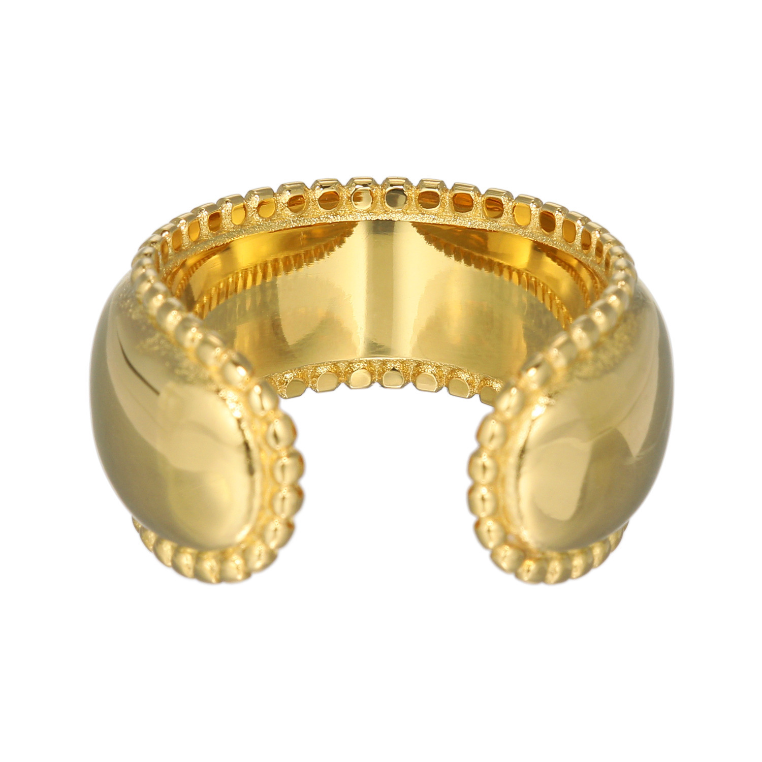 ラフィナリスタ サージカルステンレス ミルグレインアクセント フォークリング