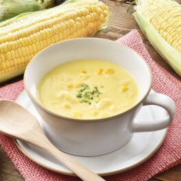 花畑牧場 北海道 食べるコーンスープ