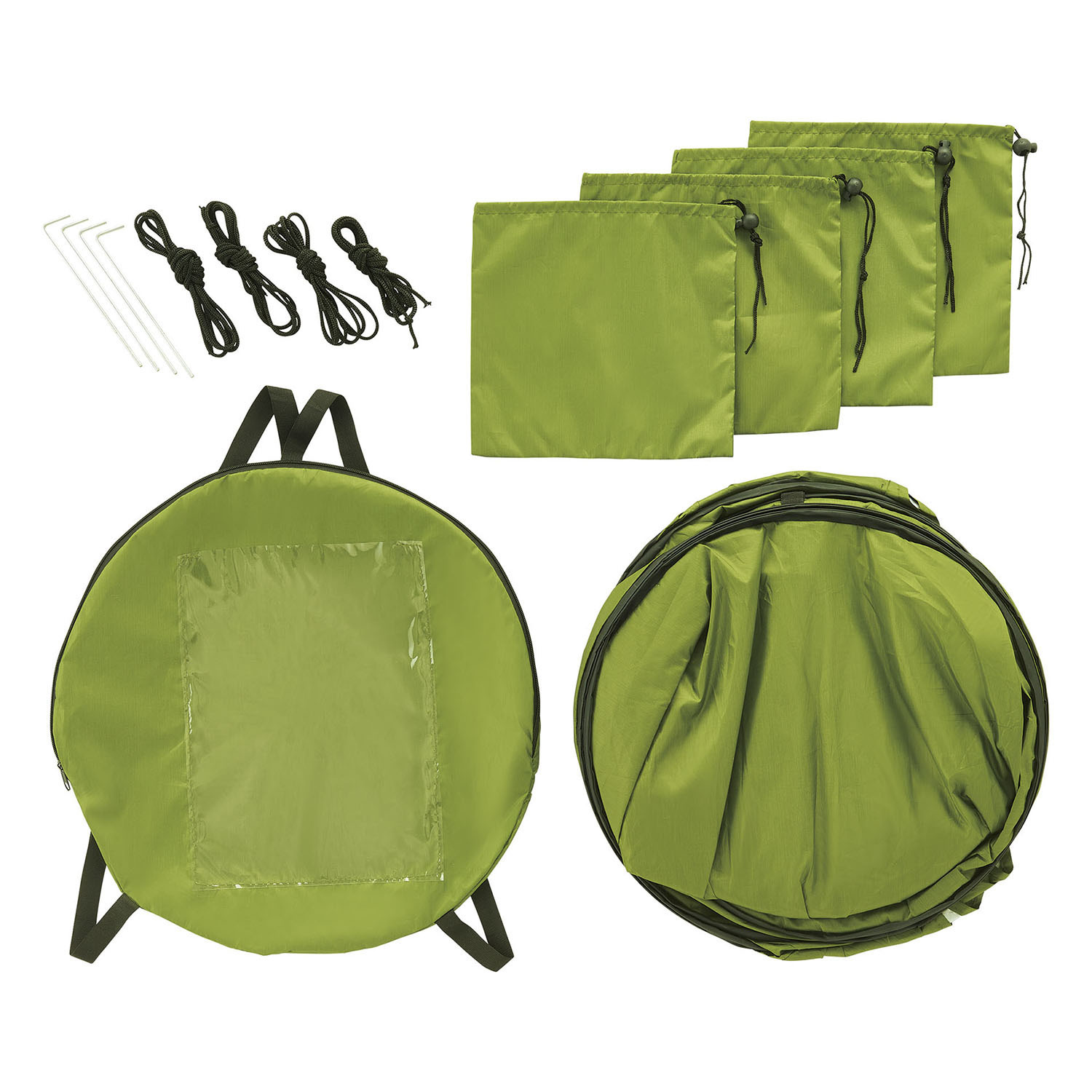 ワンタッチでパッと開く コンパクトで簡単組み立て 緊急トイレテント