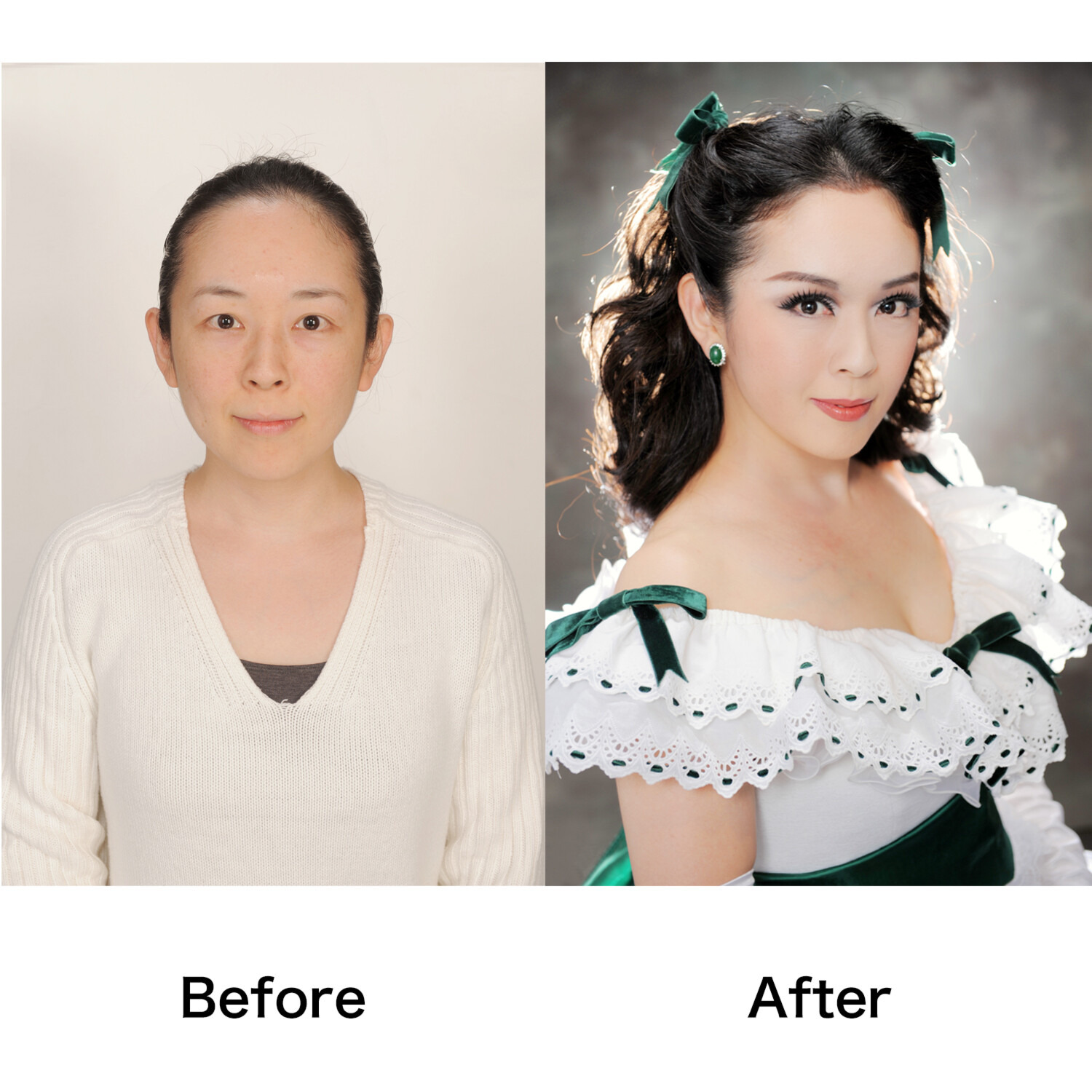 オプシス　体験チケット 「奇跡の１枚」 プロのヘアメイクと撮影で 素敵な非日常体験を貴女に ＜撮影写真２枚付プラン＞