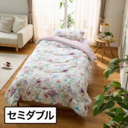 モリリン メルティーリッチダウン ほこりが出にくい 防ダニ・ウォッシャブル ふわもちケット ＜セミダブル＞