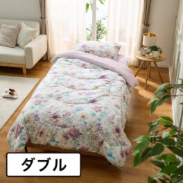 モリリン メルティーリッチダウン ほこりが出にくい 防ダニ・ウォッシャブル ふわもちケット ＜ダブル＞