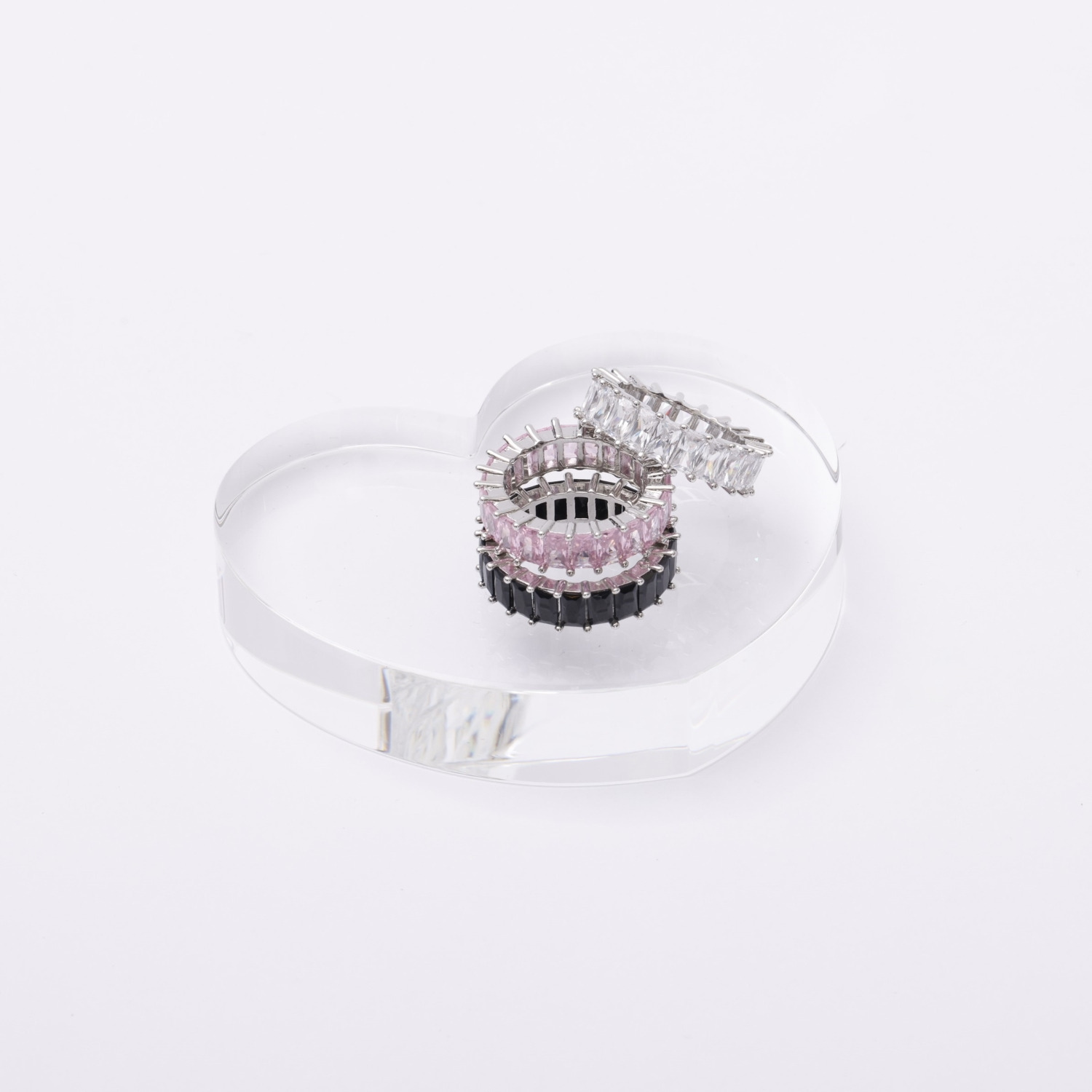 ダンスウィズビジュー エブリデイ カジュアルジュエリー ＣＺバゲットカットリング