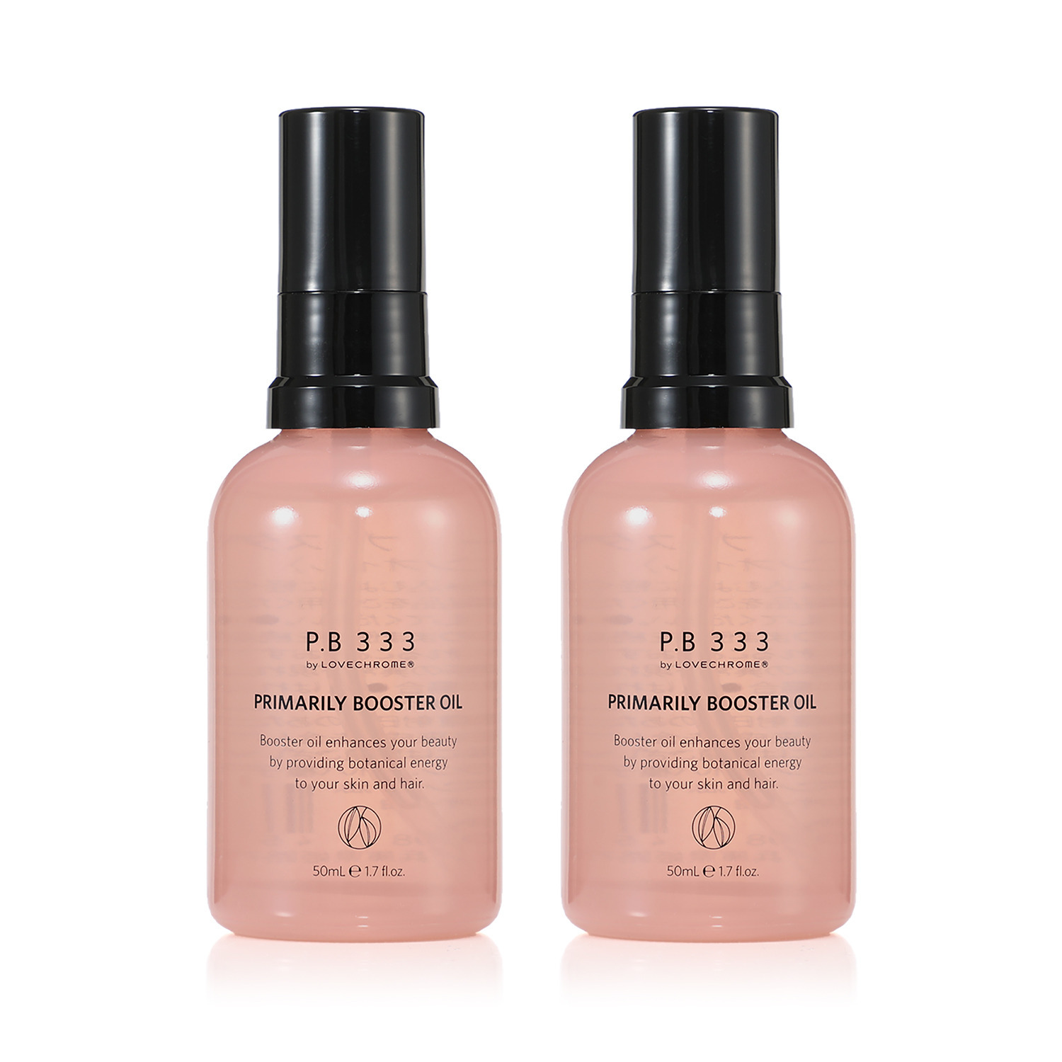 ＰＢラブクロム 植物由来成分１００％ しっとり潤いツヤ髪へ導く プライマリー ブースターオイル ２本セット 