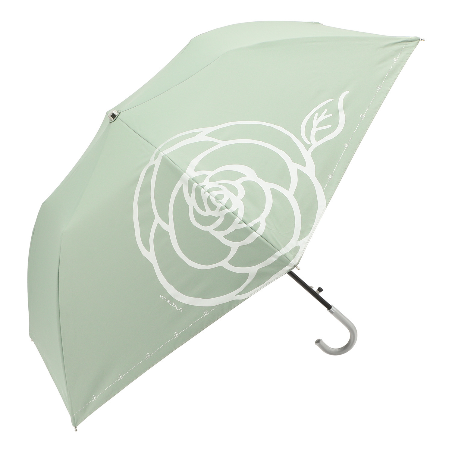 マブ パッと開いてスッと閉じる 遮光＆遮熱 折りたたみジャンプ傘 ヒートカットチタンコート ショートジャンプライト