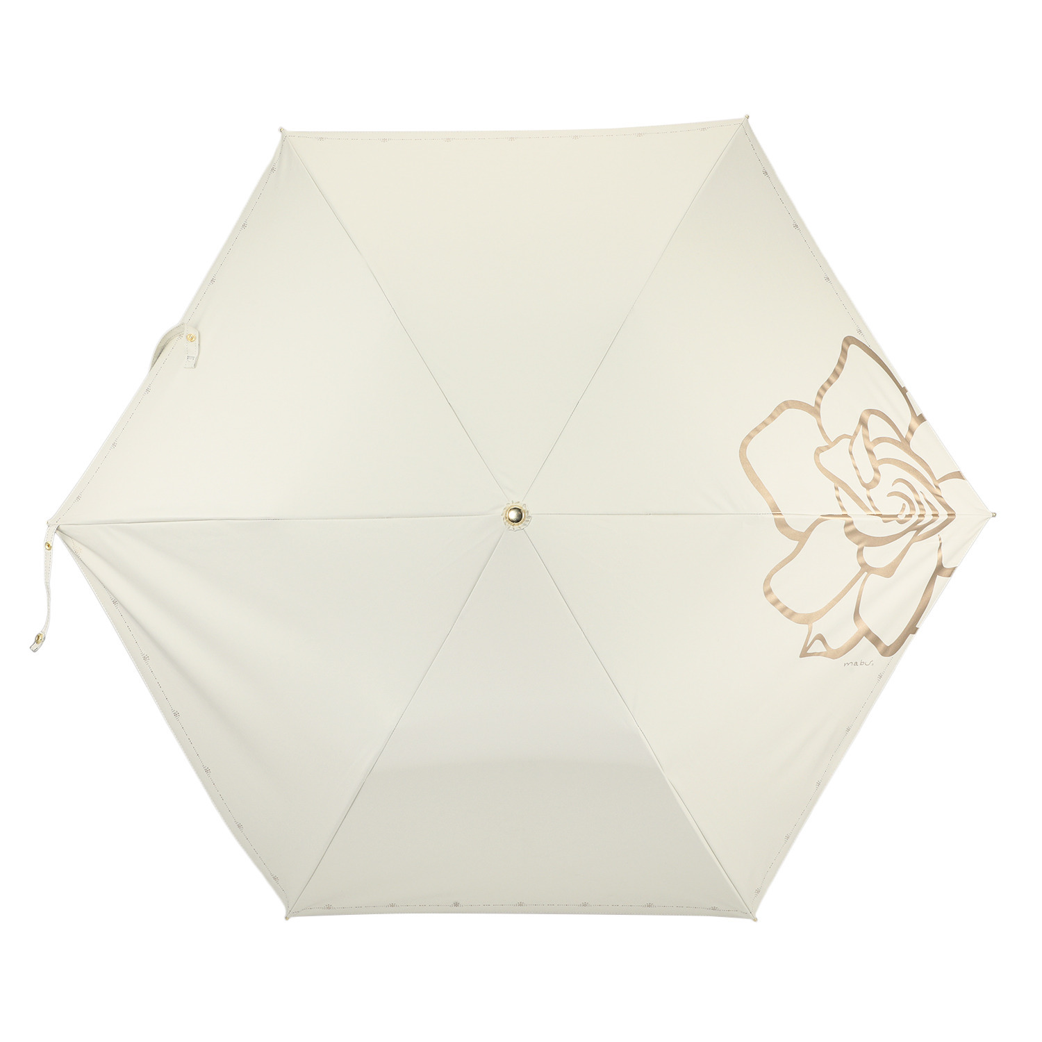 マブ パッと開いてスッと閉じる 遮光＆遮熱 折りたたみジャンプ傘 ヒートカットチタンコート ショートジャンプライト