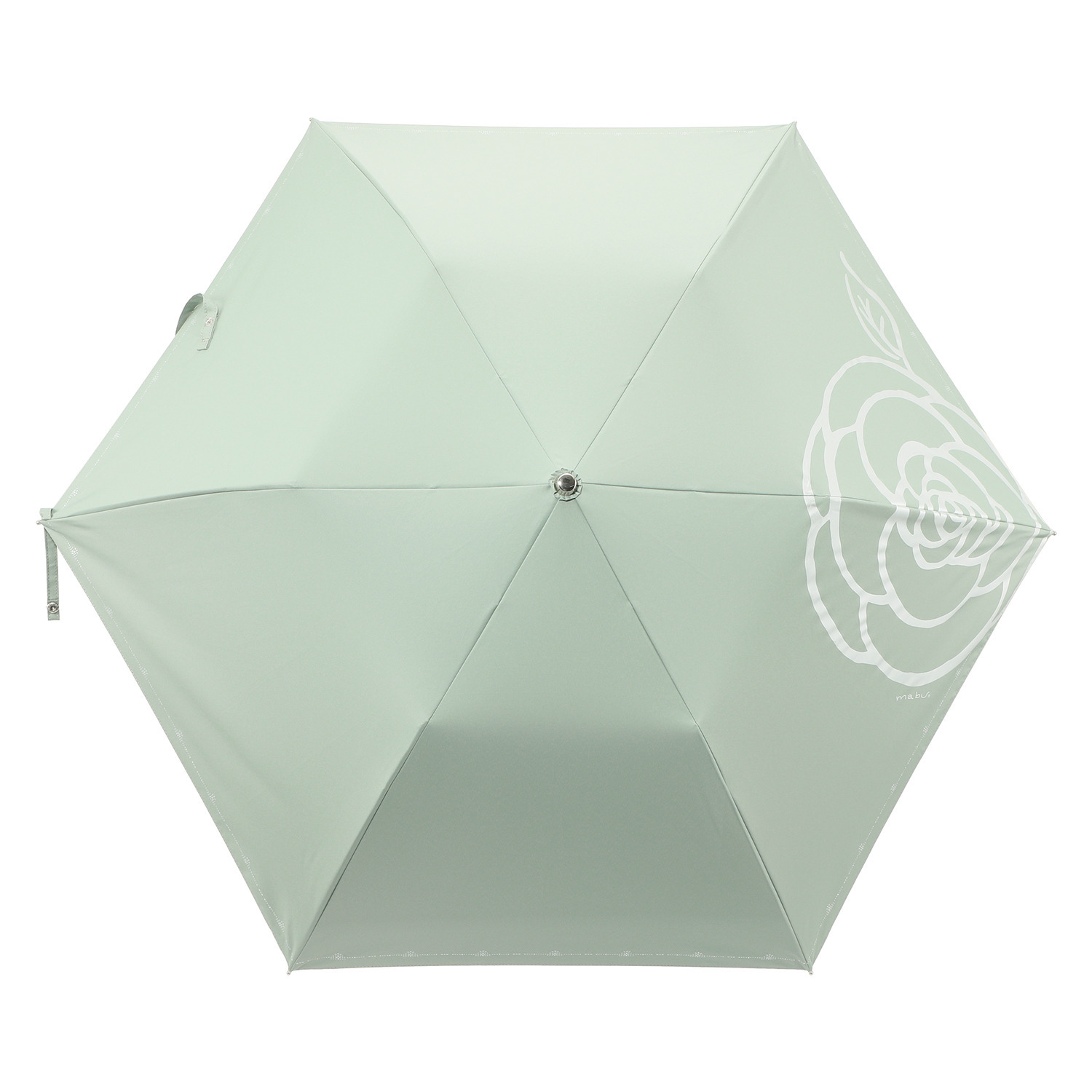 マブ パッと開いてスッと閉じる 遮光＆遮熱 折りたたみジャンプ傘 ヒートカットチタンコート ショートジャンプライト