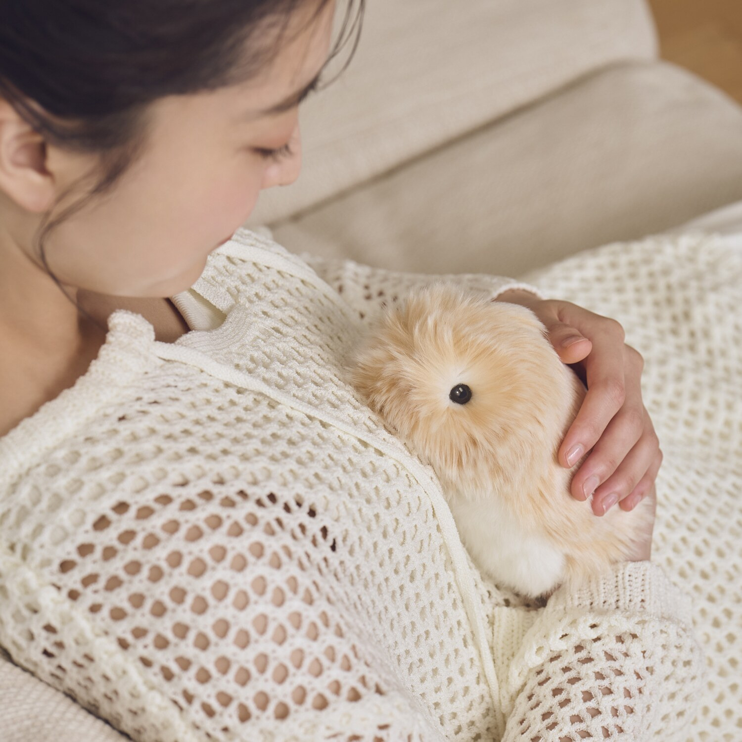 カシオ 人とふれあうことで 個性が育つ 感情をもつＡＩペット モフリン