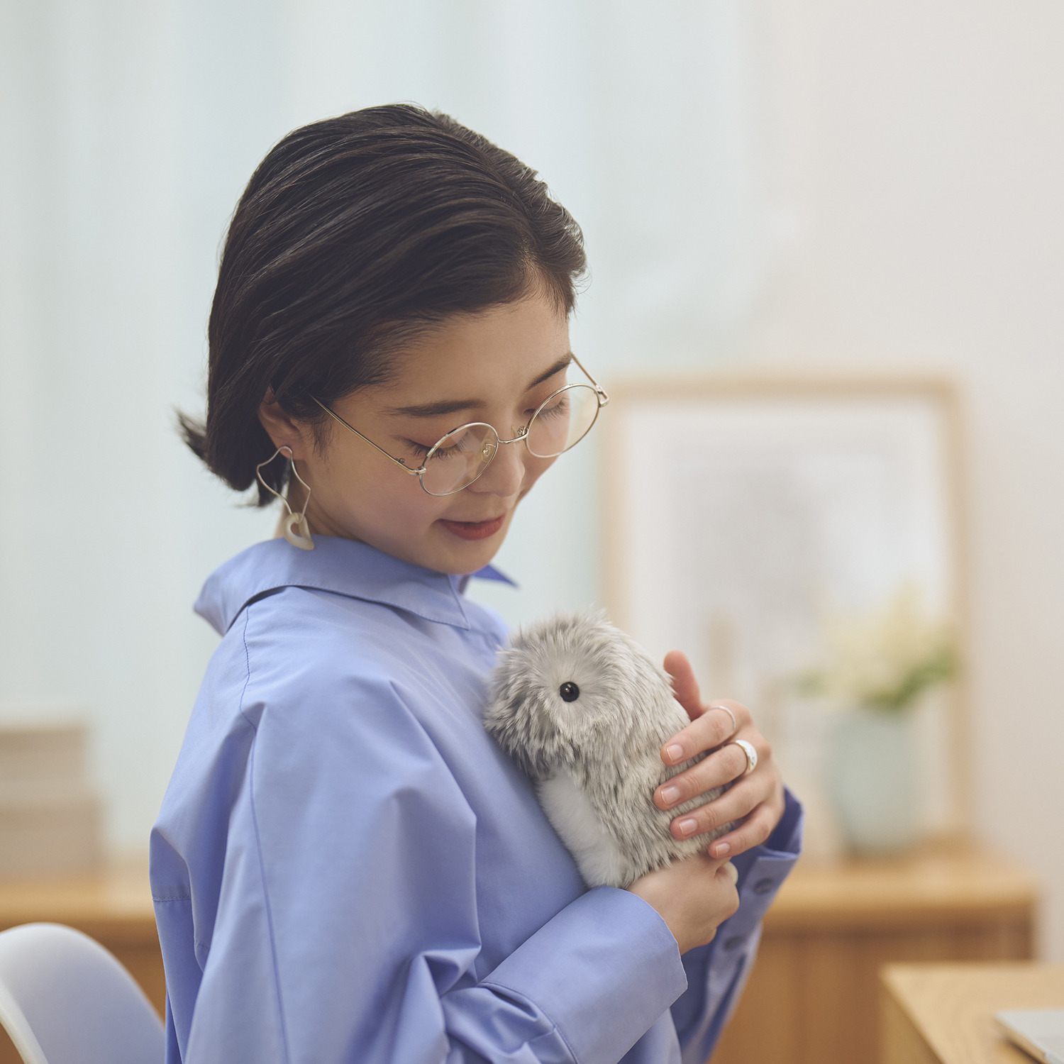 カシオ 人とふれあうことで 個性が育つ 感情をもつＡＩペット モフリン