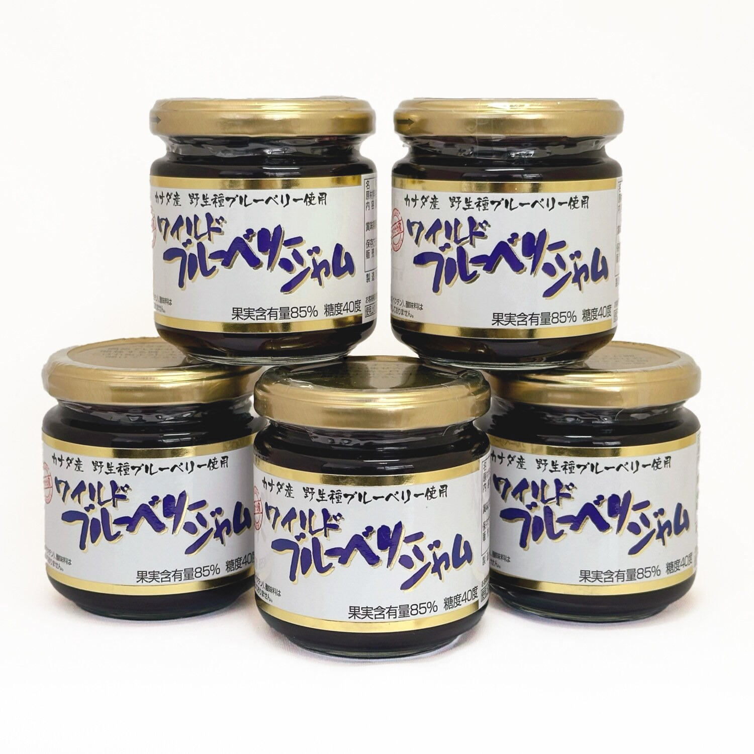 果実を味わう カナダ産 ワイルドブルーベリーの こだわりジャム
