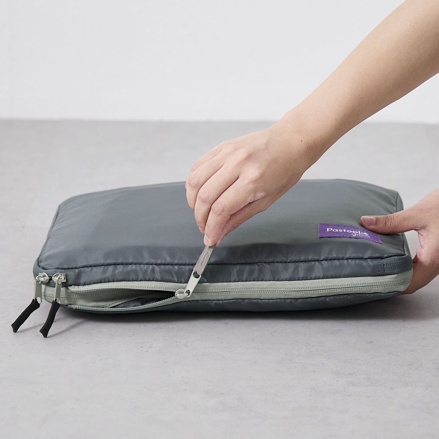 Ｐａｓｔｏｏｌ ｇｏ　ｏｕｔ トラベルじゃばら 圧縮ポーチ ２個セット