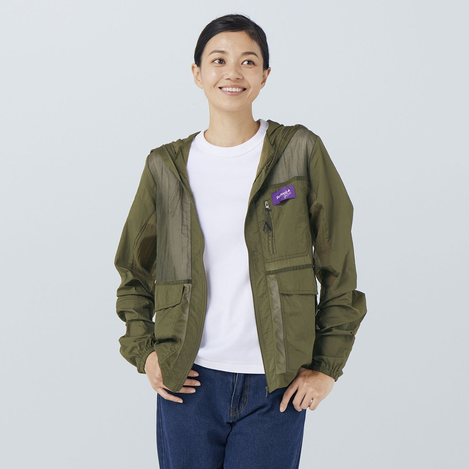 Ｐａｓｔｏｏｌ ｇｏ　ｏｕｔ 虫除けＵＶ メッシュパーカー