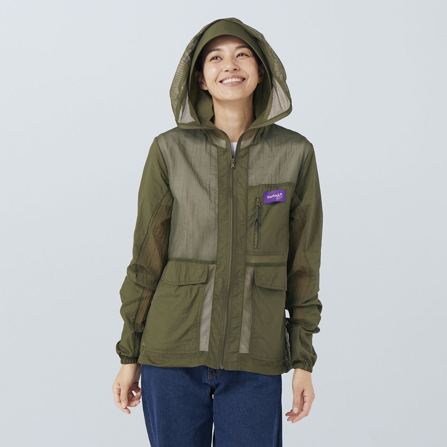 Ｐａｓｔｏｏｌ ｇｏ　ｏｕｔ 虫除けＵＶ メッシュパーカー