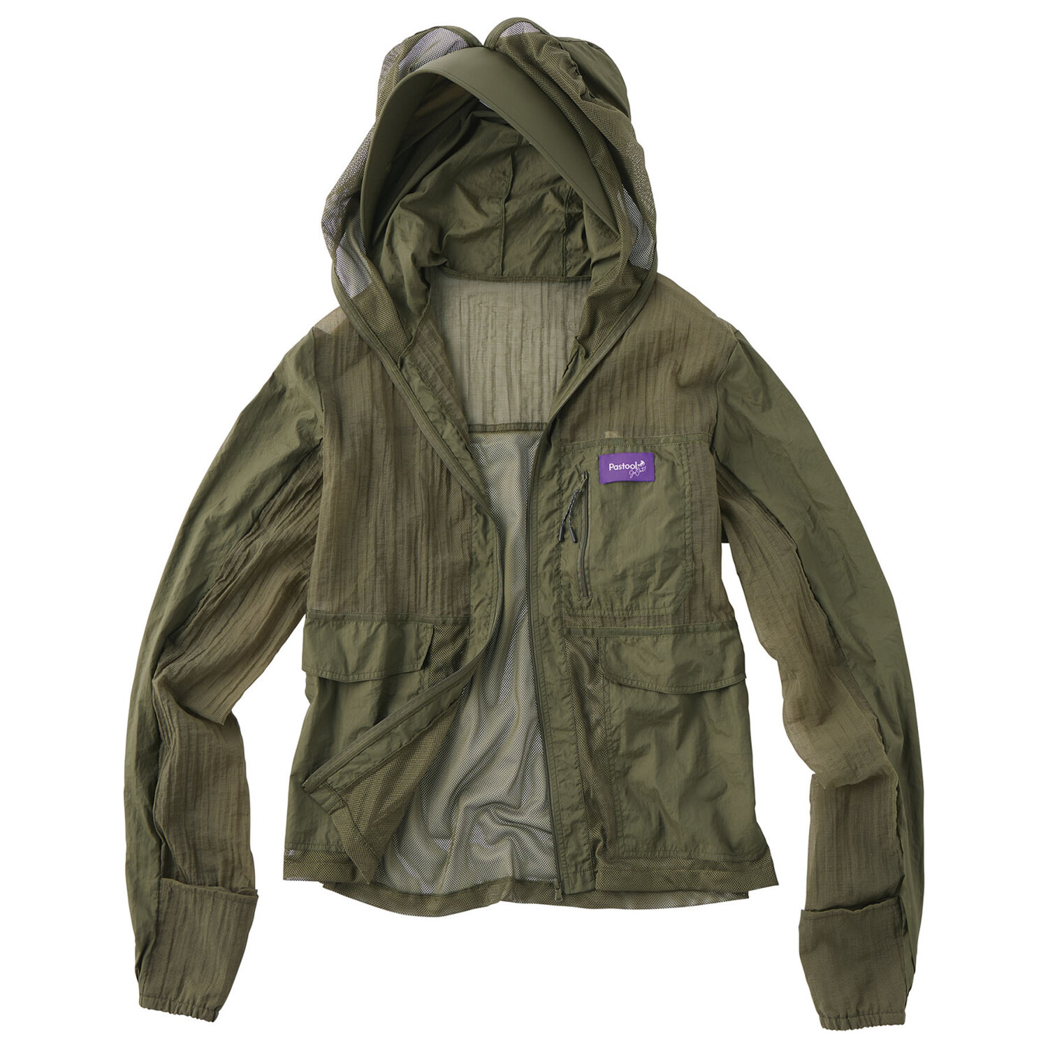 Ｐａｓｔｏｏｌ ｇｏ　ｏｕｔ 虫除けＵＶ メッシュパーカー