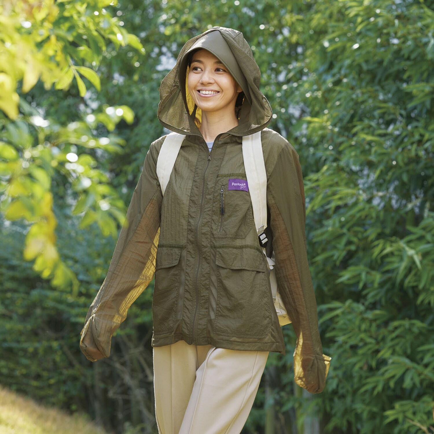 Ｐａｓｔｏｏｌ ｇｏ　ｏｕｔ 虫除けＵＶ メッシュパーカー