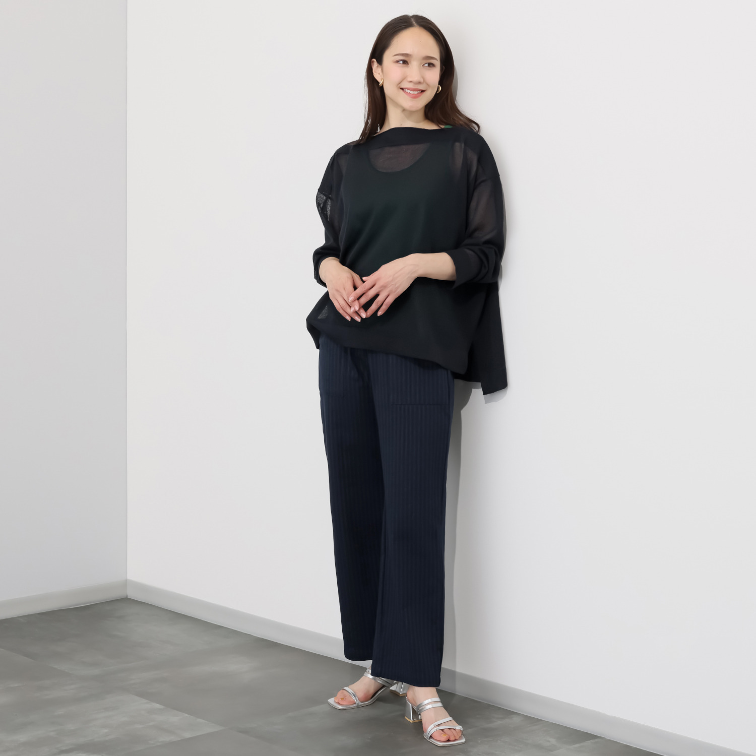 アンダモン 綿１００％ ヒッコリーストライプ ベイカーパンツ ＜ユニセックス＞