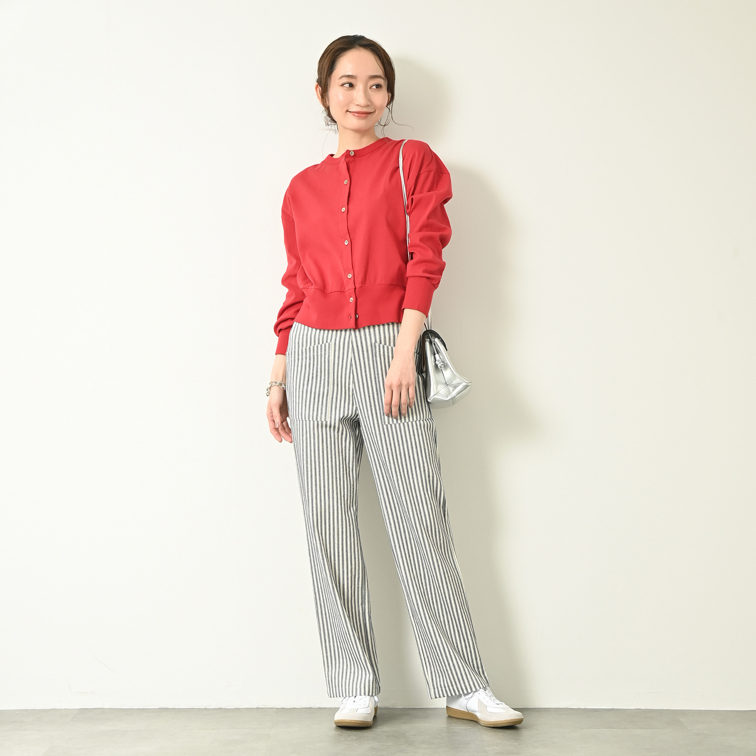 アンダモン 綿１００％ ヒッコリーストライプ ベイカーパンツ ＜ユニセックス＞