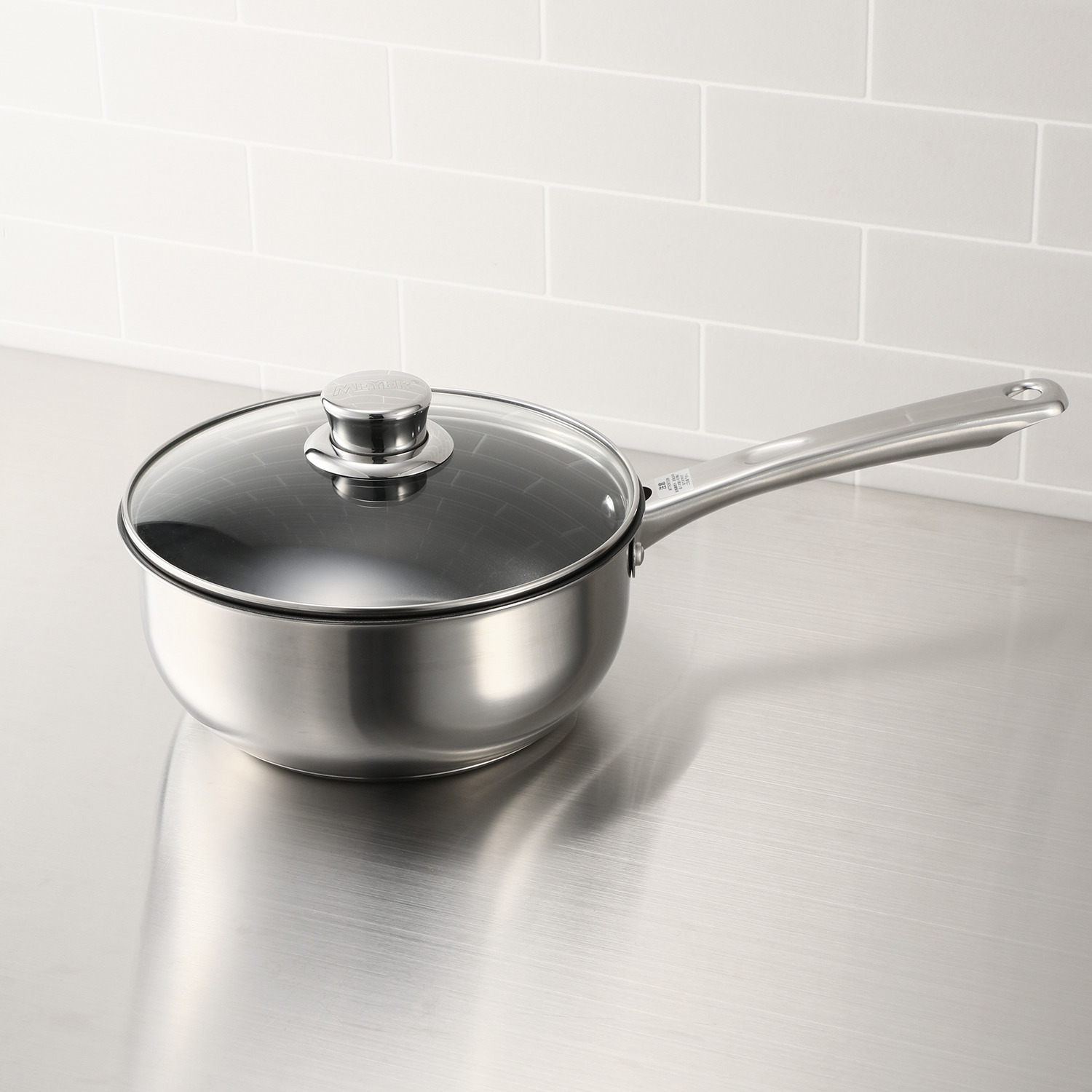 マイヤー 絶妙な深さとサイズが 日々の調理に大活躍！ 笠原将弘氏監修レシピ付 シェフズディープパン ガラス蓋セット ＜２０ｃｍ＞