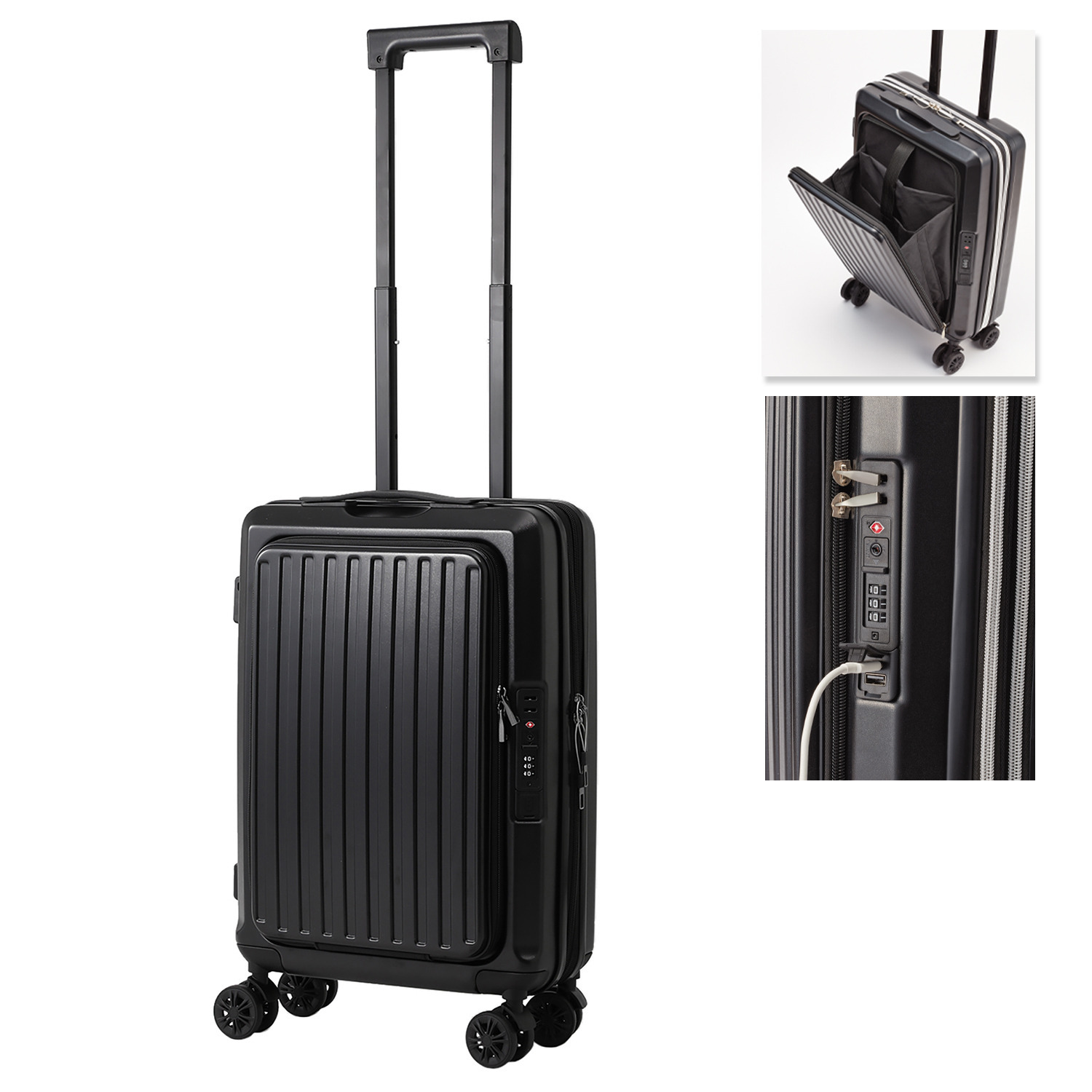 薄くたためて収納便利！ 機能性抜群で大活躍♪ どこでもスマートに スマートアジャスト キャリーケース 