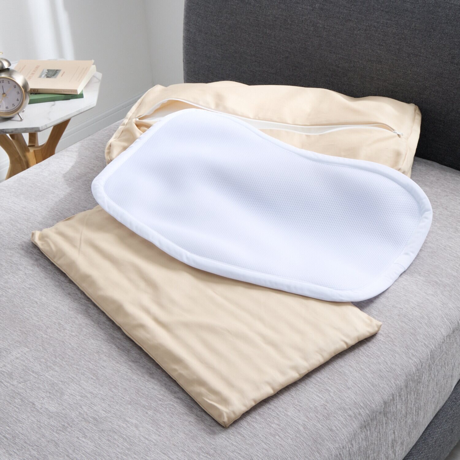 ｎｉｓｈｉｋａｗａ　西川 涼やか＆心地よい弾力！ エアーサイクロンを使った ふわもちエアロパフピロー