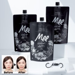 毎日のシャンプーで うるおいツヤ美色髪へ！ クリームシャンプー Ｍｅｅカラー ３本特別セット