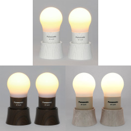 パナソニック ＬＥＤランタン “球ランタン” ＆乾電池エボルタ 同色２個セット