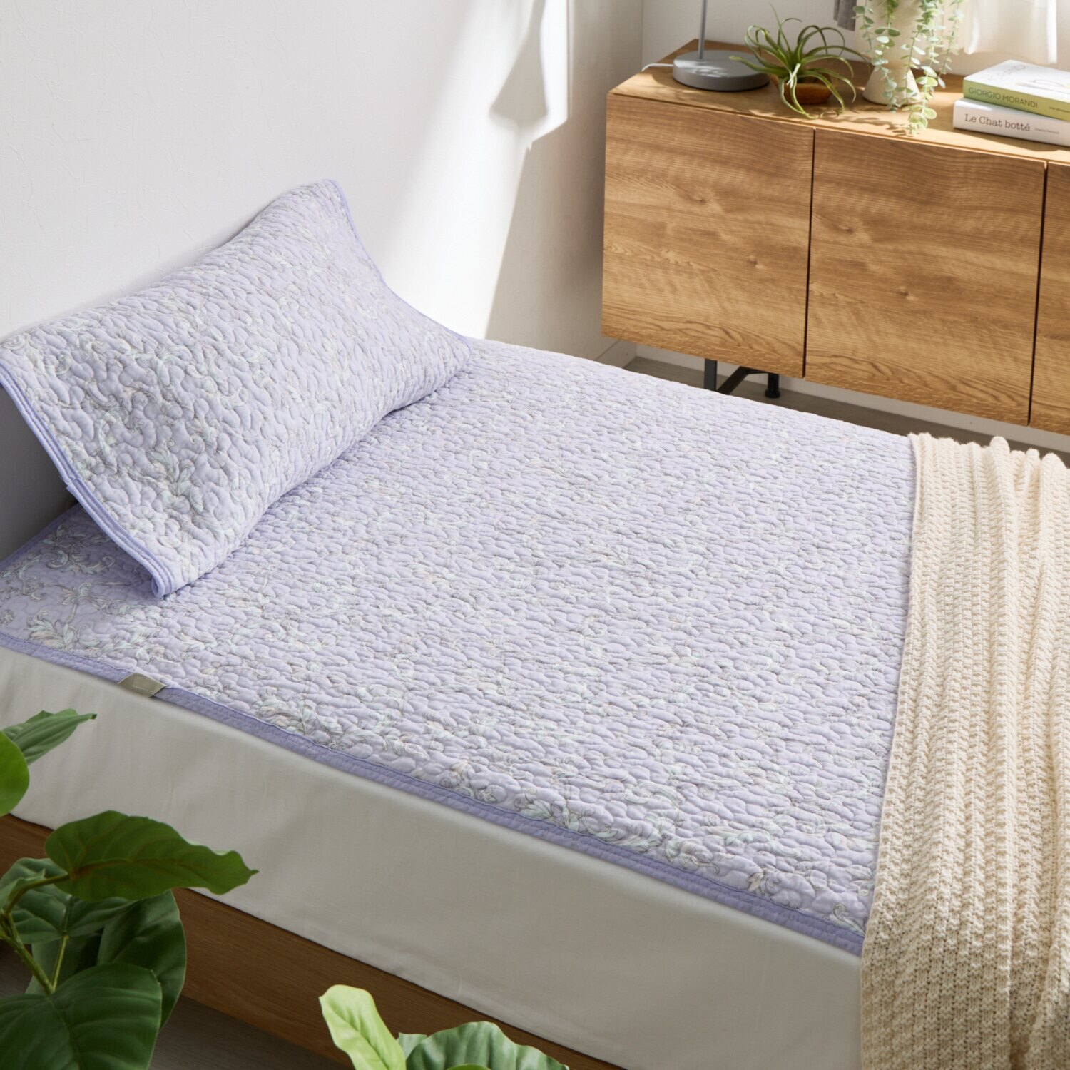 ｎｉｓｈｉｋａｗａ　西川 オールコットン 抗菌　リバーシブル やわらか水洗い敷きパッド ＜シングル＞