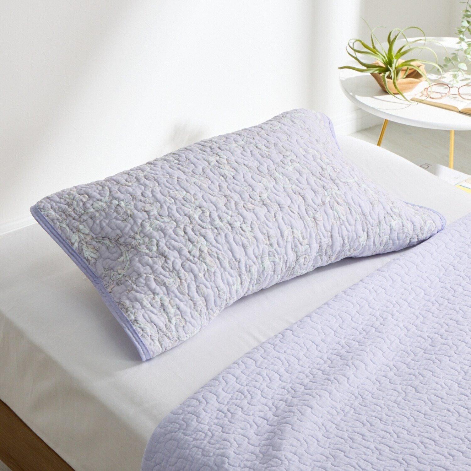 ｎｉｓｈｉｋａｗａ　西川 オールコットン 抗菌　リバーシブル やわらか水洗い ピローパッド同色２枚組