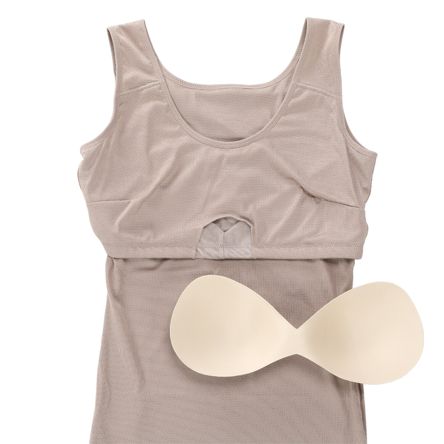 猛暑対策インナー プットンドライ 登山用肌着の技術から 生まれた特殊メッシュ使用 ブラタンクトップ 同色２枚セット