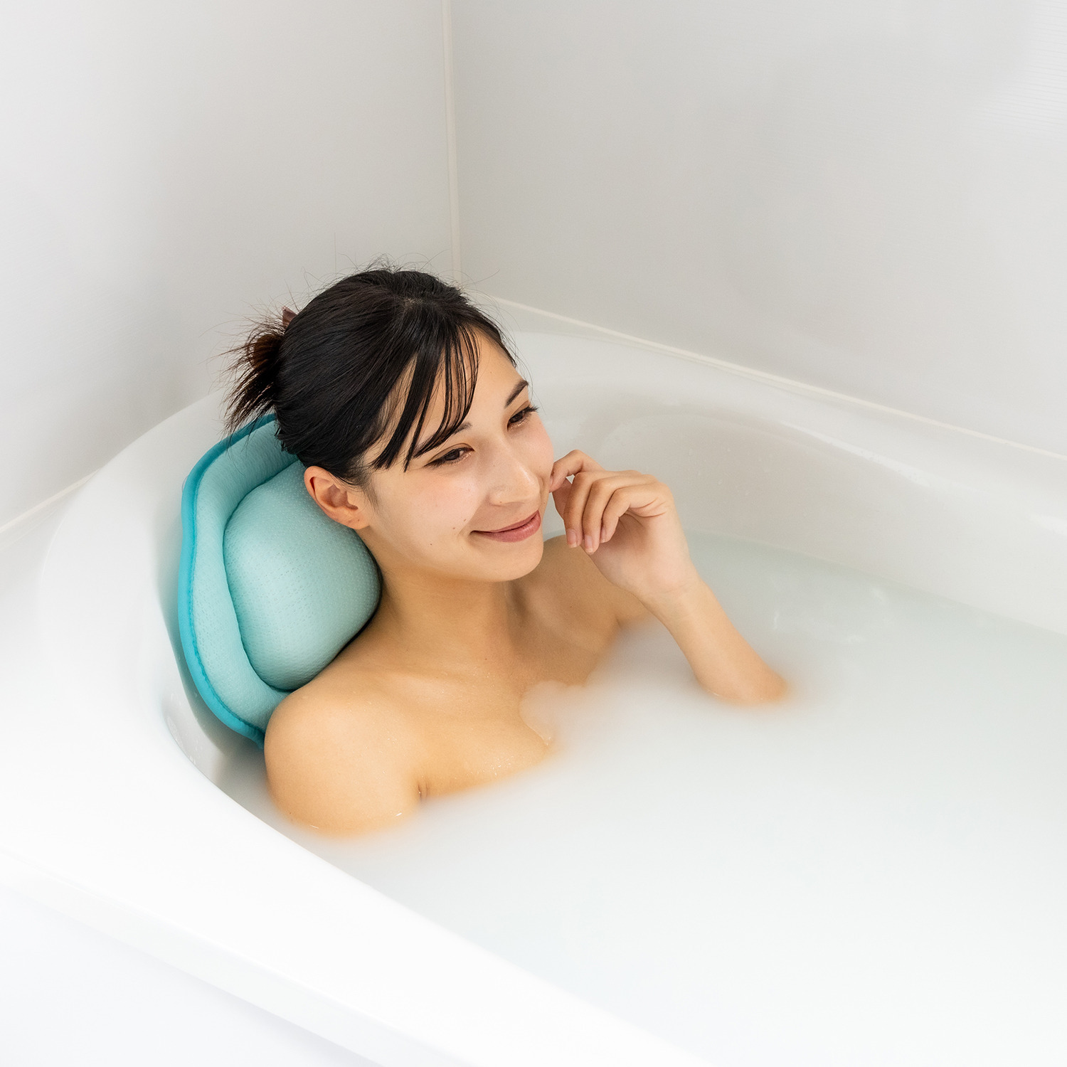 アイラブスパ 我が家のお風呂時間を ”スパタイム”へ 入浴中の首を休ませる お風呂専用の枕 スパピロー