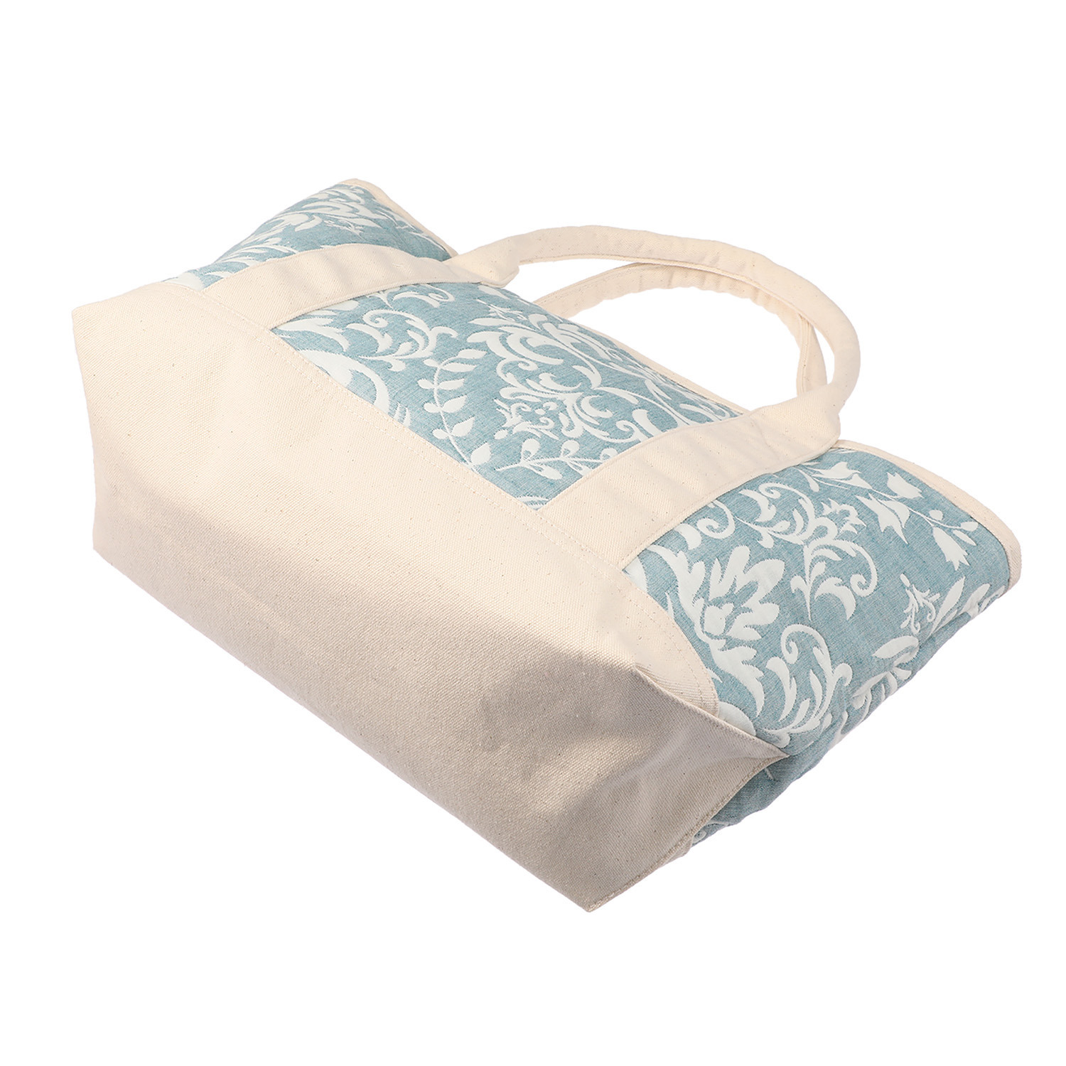 スワトウ刺しゅう協会認定 ジャガード織 ワンマイルトートバッグ