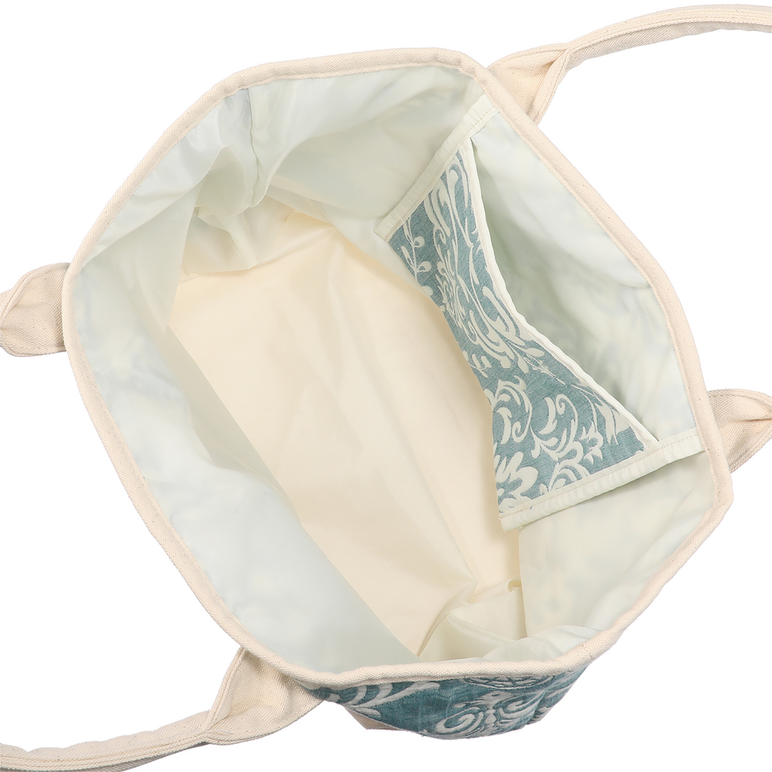 スワトウ刺しゅう協会認定 ジャガード織 ワンマイルトートバッグ