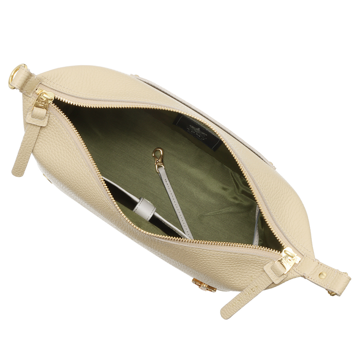 エーディーエムジェイ 牛革シュリンク型押し ＴＨＥ　ＢＥＥ クロスボディバッグ