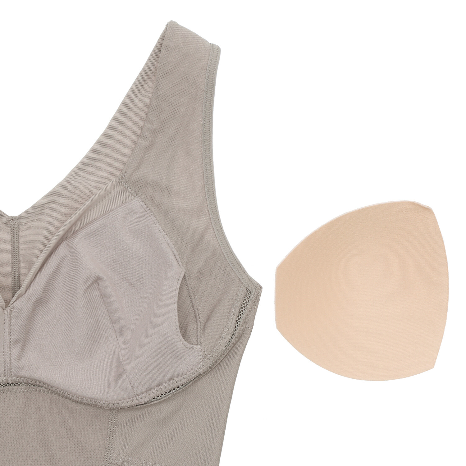 エイジングサポート 吸水速乾 ソフトフィット ブラジャータンクトップ