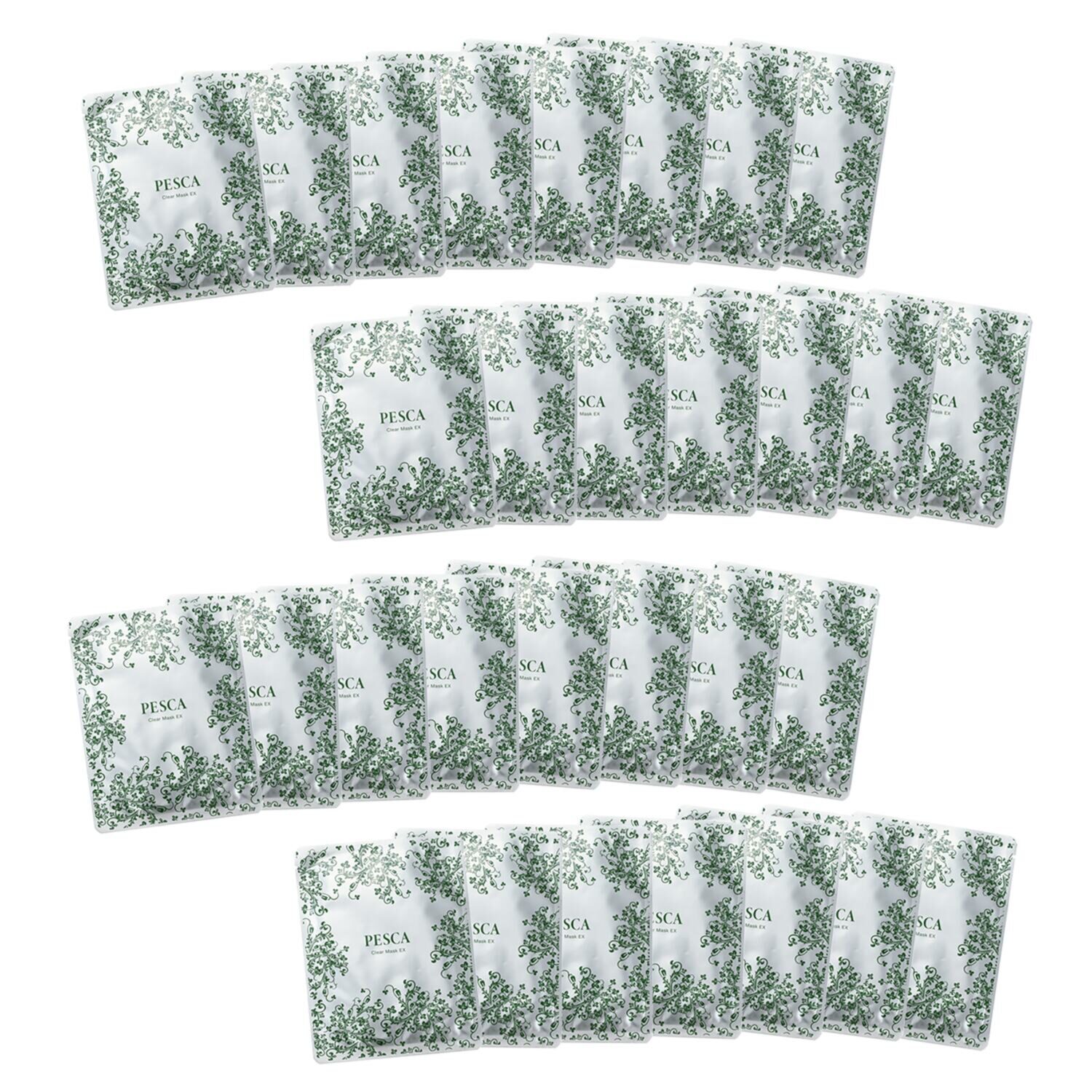 ペスカ こだわりの保湿成分配合で 潤いツヤ肌へ導く！ クリア　マスク　ＥＸ ２箱セット