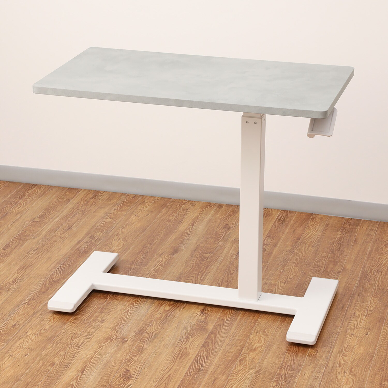 ＹＡＭＡＺＥＮ 簡単に高さが変えられて 移動もらくちん！ レバー式昇降テーブル