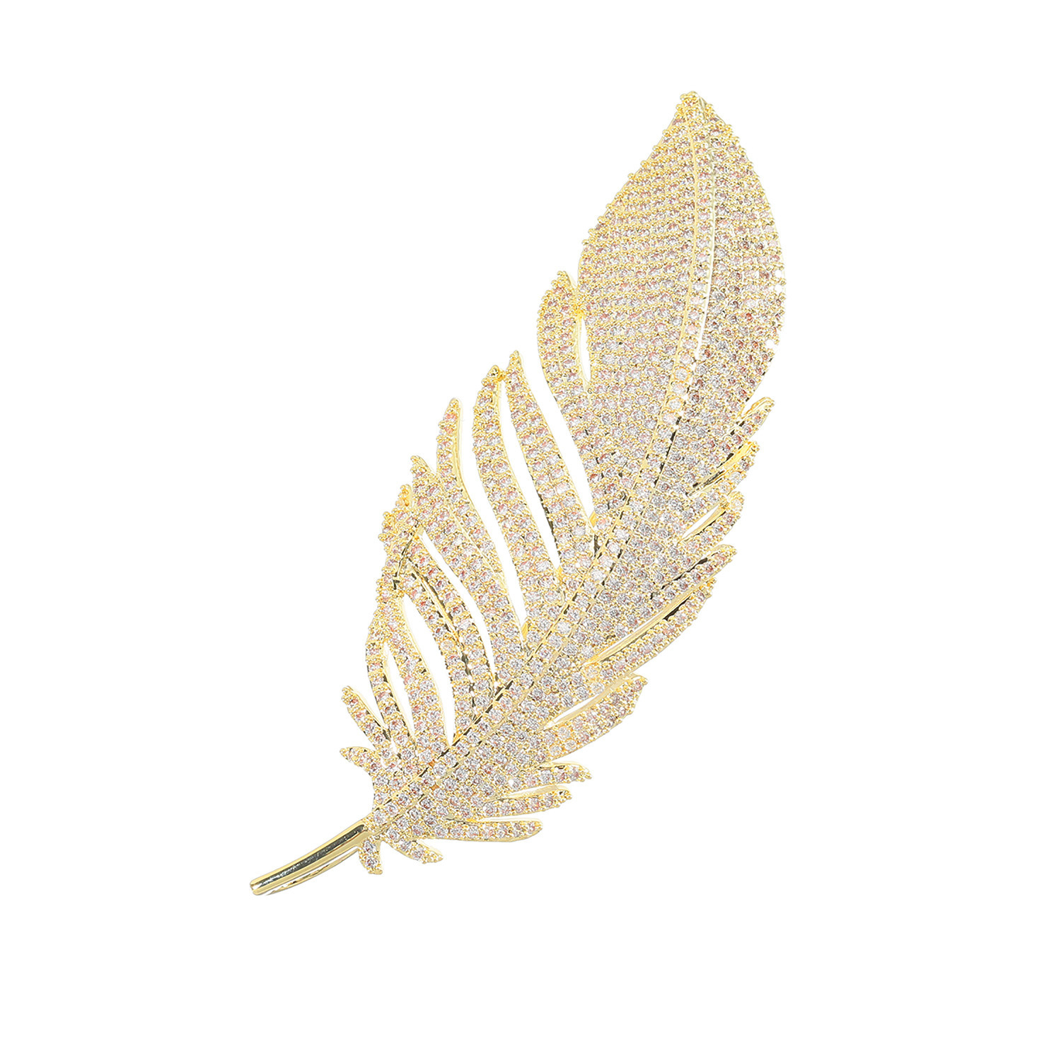 キラキラギフト バイ　アビステ ビジュウ リーフモティーフ ペンダントブローチ