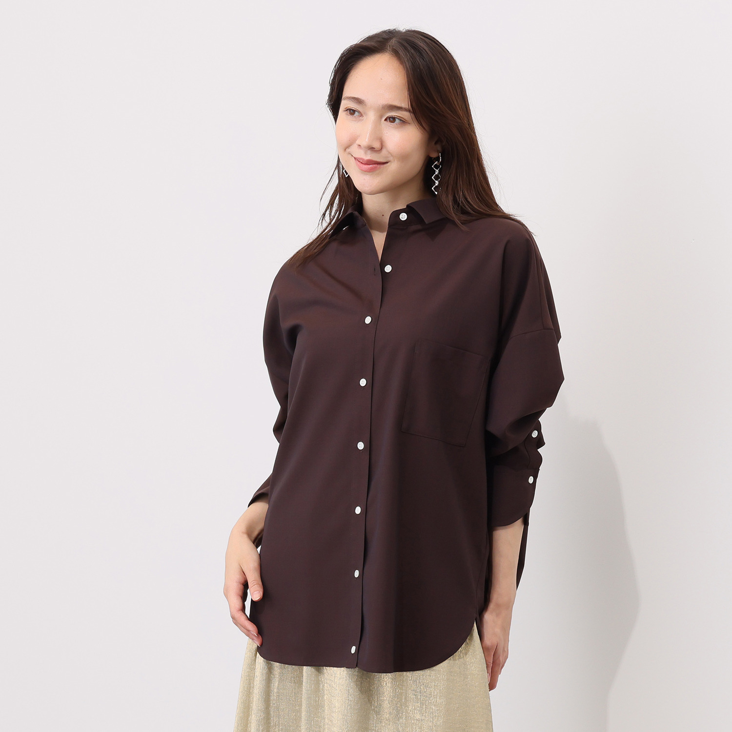 メリオン オーストラリア産 メリノウール混 シルキーソフトタッチ ３６０度美しいシャツ