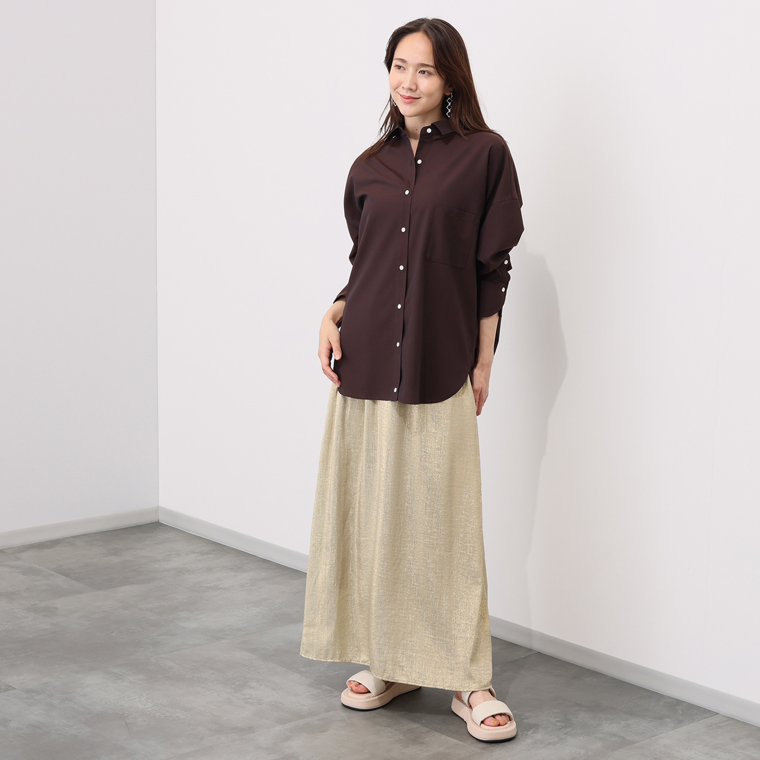 メリオン オーストラリア産 メリノウール混 シルキーソフトタッチ ３６０度美しいシャツ