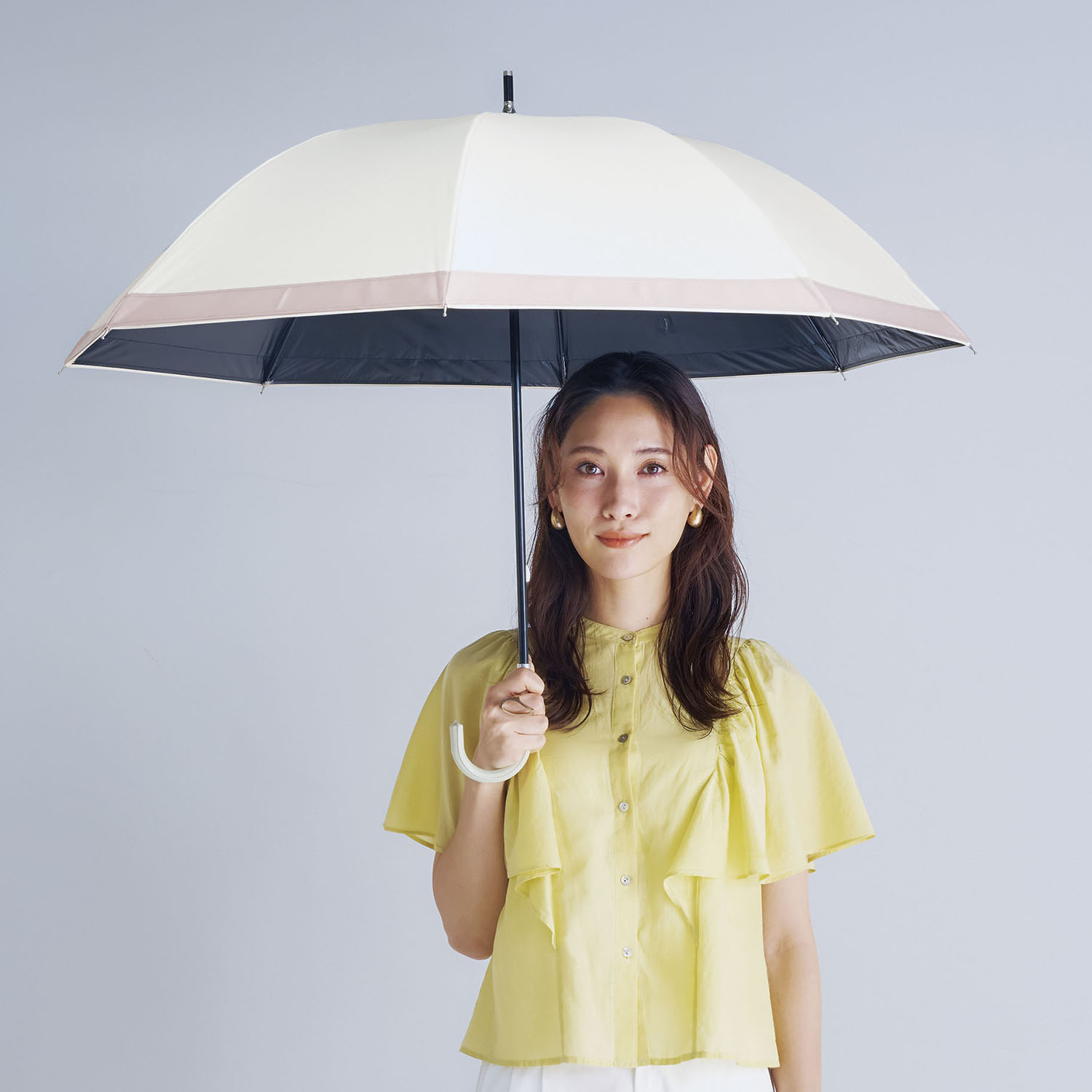 サンブロックラボ 遮夏クール晴雨兼用傘 ＜ロング＞ 