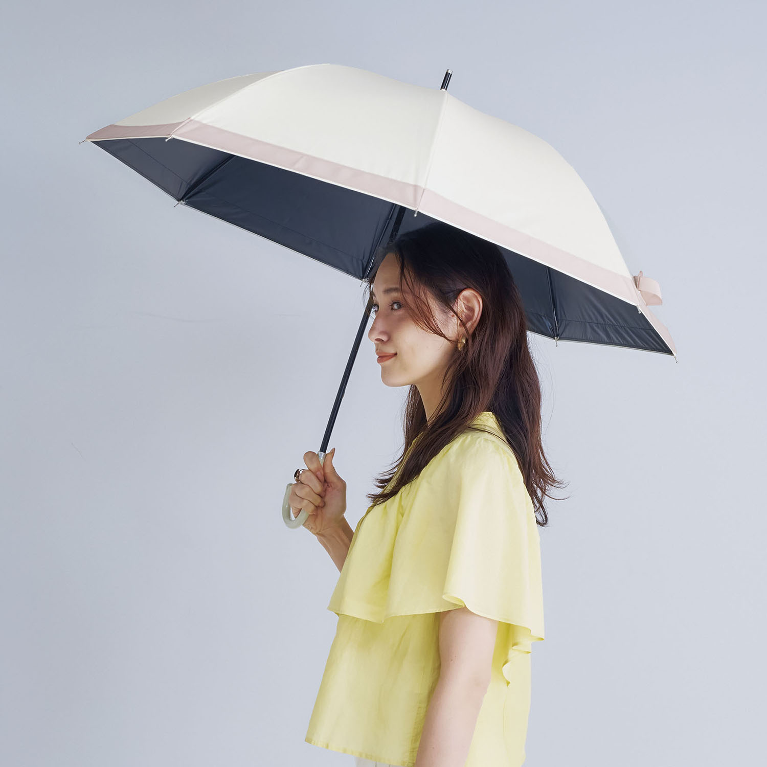 サンブロックラボ 遮夏クール晴雨兼用傘 ＜ロング＞ 