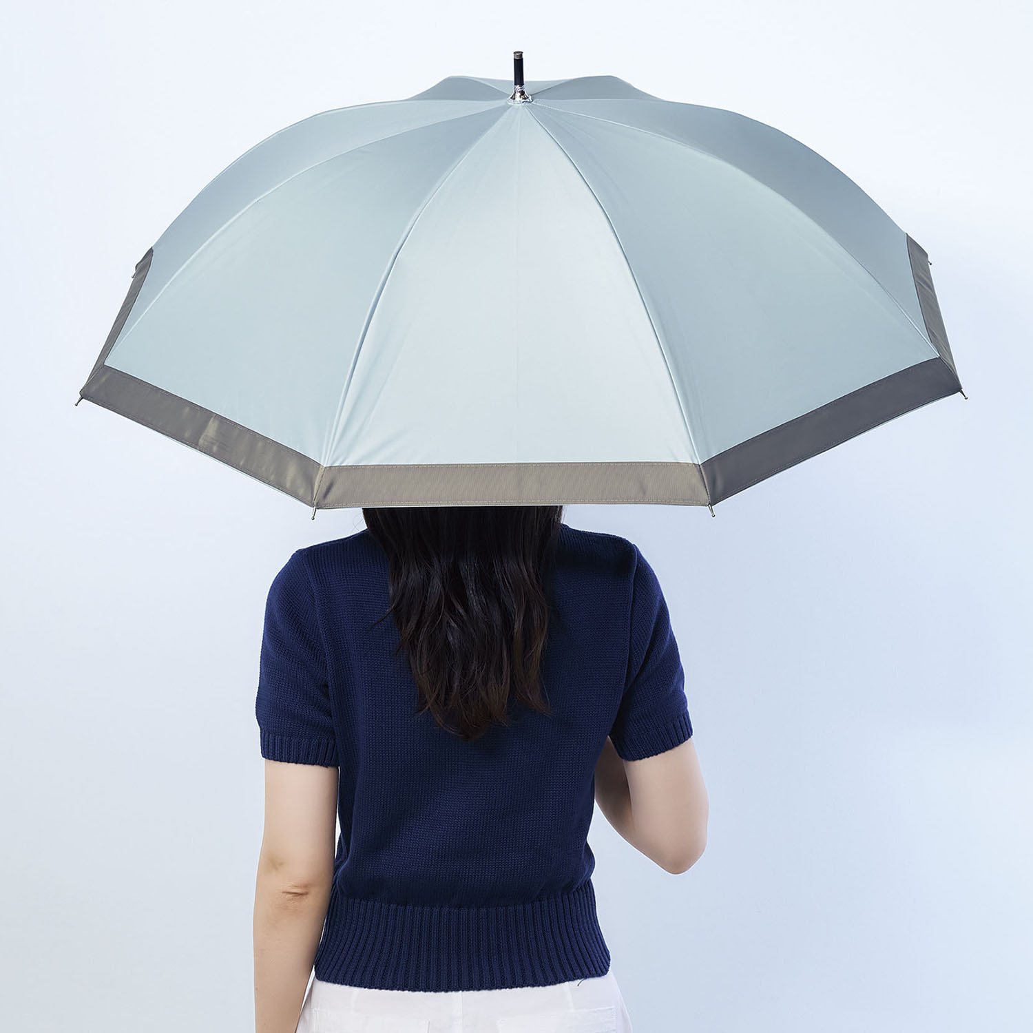 サンブロックラボ 遮夏クール晴雨兼用傘 ＜ロング＞ 