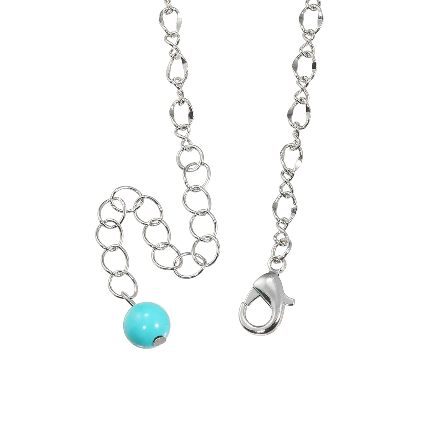 エスアンドアール 胸元を涼しげに飾る 天然石 ロングネックレス