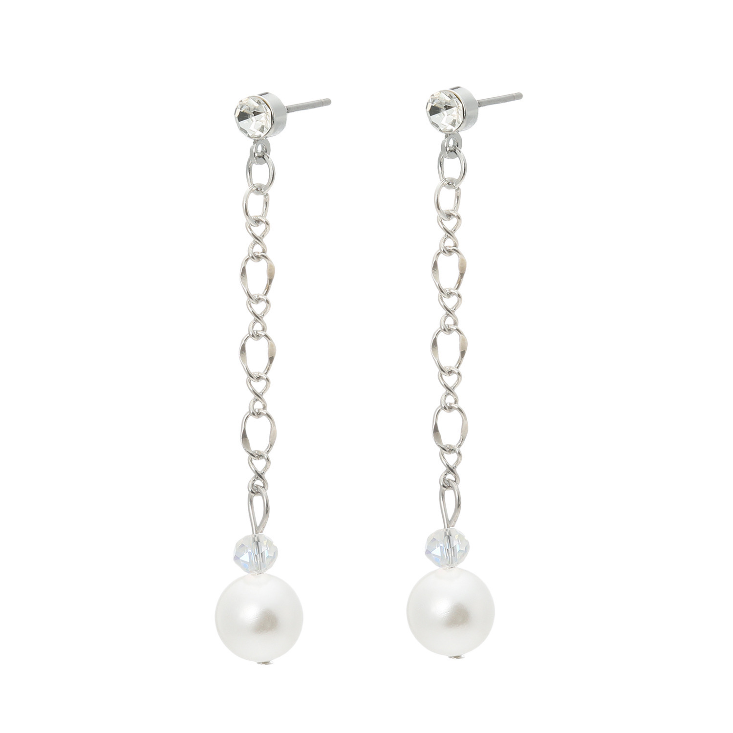 エスアンドアール 初夏の風に揺れる シェルパール イヤリング／ピアス