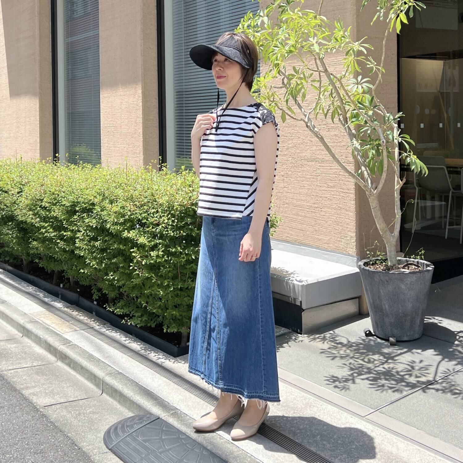 ジュエルレース バイ　ブルーミング ＵＶカット素材使用 くるくる丸めてコンパクト レース　サンバイザー